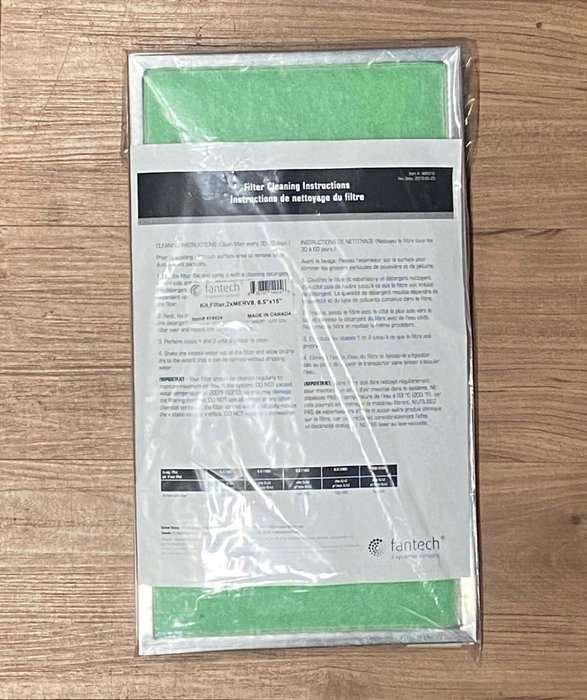 Fantech Air Exchanger Filter Kit 414924 MERV8 (2 - PACK) - Impressive Climate Control