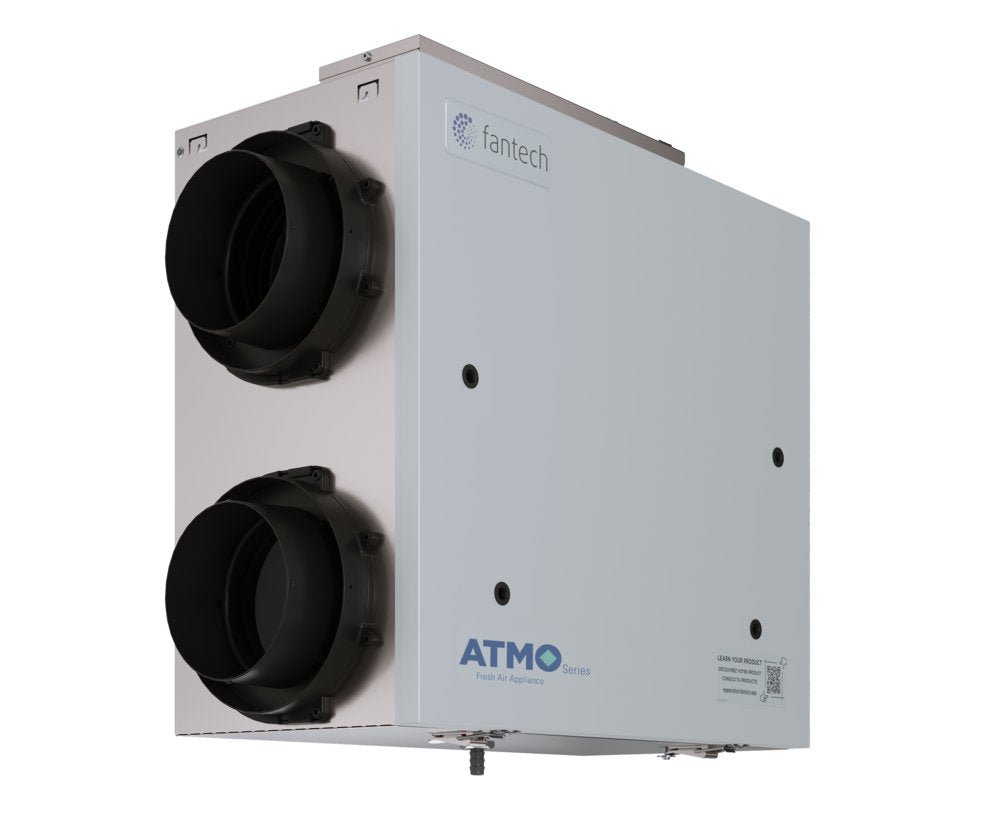 Fantech ATMO Series 200E Energy Recovery Ventilator (ERV) - Impressive Climate Control
