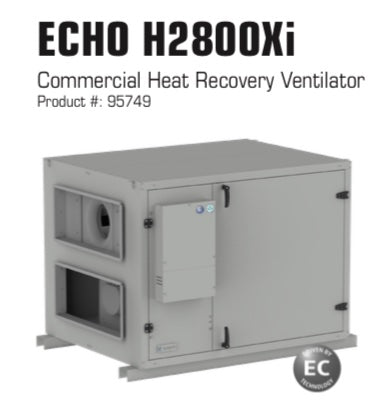 Fantech ECHO H2800Xi HRV - Commercial - Impressive Climate Control