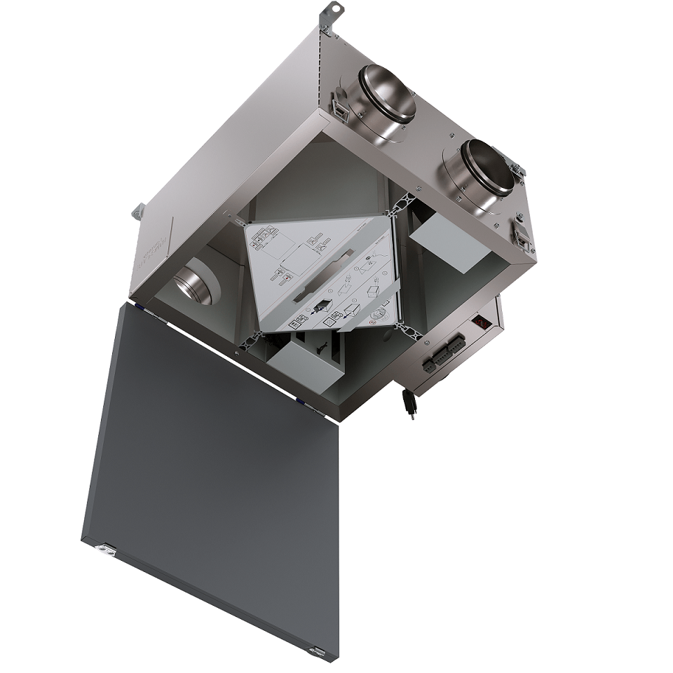 Greentek Profile Series 0.8E Energy Recovery Ventilator (ERV) - Impressive Climate Control