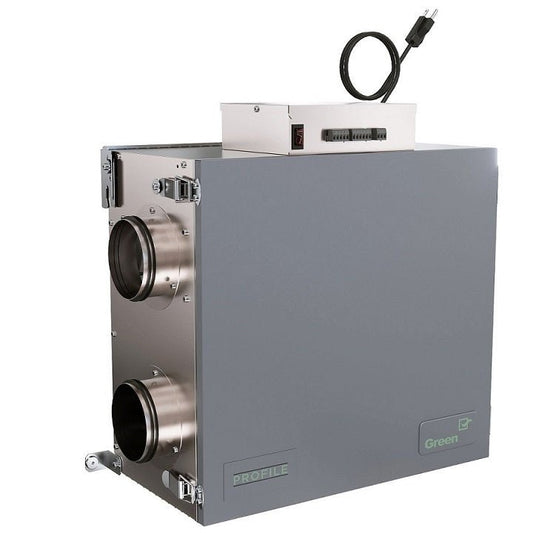 Greentek Profile Series 1.2E - D - EC Energy Recovery Ventilator (ERV) - Impressive Climate Control