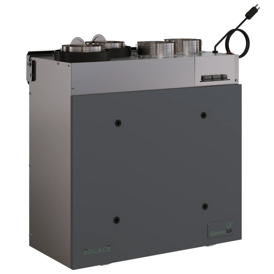 Greentek Solace Series 1.2H Compact Heat Recovery Ventilator - Impressive Climate Control