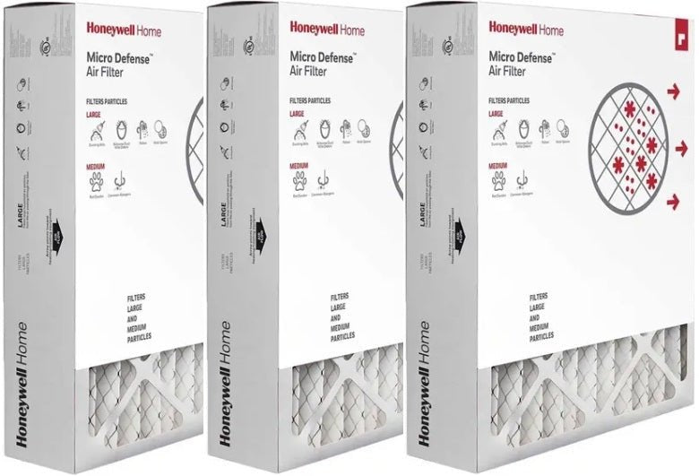 Honeywell Air Filter MERV 10 FC100A1011 (3 - Pack) - Impressive Climate Control