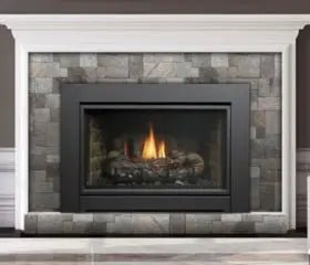 Kingsman IDV34 Direct Vent Gas Fireplace Insert - Impressive Climate Control