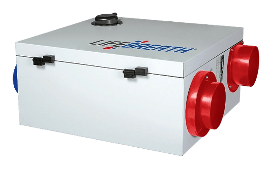 Lifebreath Ceiling Mount Series METRO 120D - ECM HRV - Impressive Climate Control