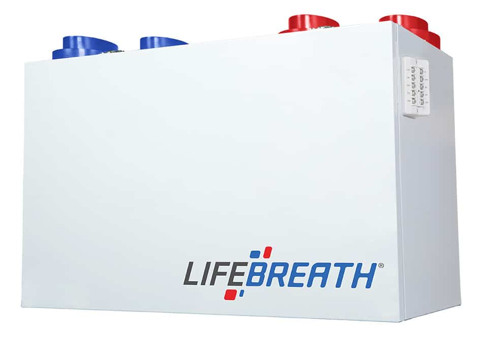 Lifebreath RNC5 - HEX - TPF Heat Recovery Ventilator (HRV) - Impressive Climate Control