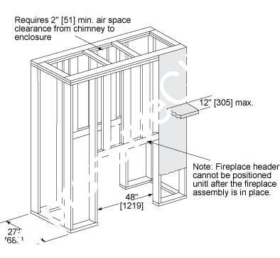 Majestic Designer Series 42 | See - Thru Single - Side Wood Fireplace - Impressive Climate Control