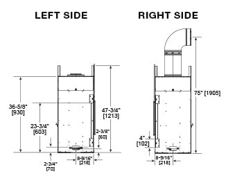 Majestic Echelon II 48 | Top Direct Vent Fireplace - Impressive Climate Control