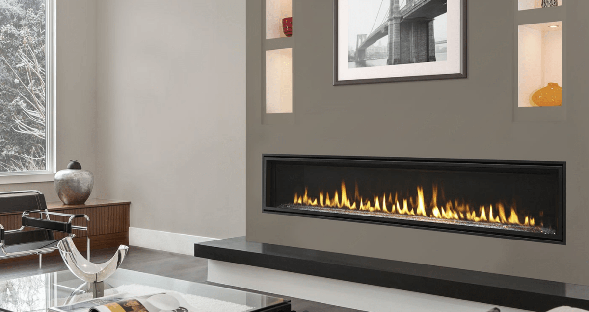 Majestic Echelon II 60 | Top Direct Vent Fireplace - Impressive Climate Control