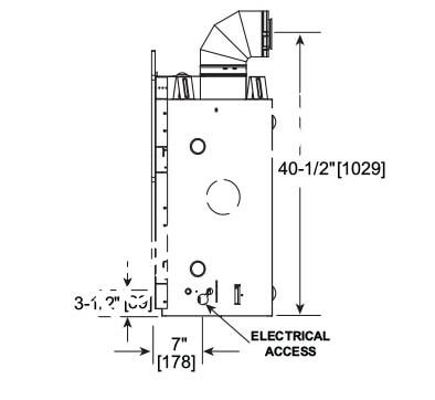 Majestic Jade 32 | Direct Vent Gas Fireplace - Impressive Climate Control