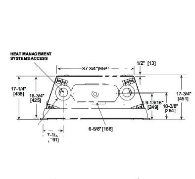 Majestic Jade 42 | Direct Vent Gas Fireplace - Impressive Climate Control