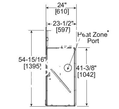 Majestic Marquis II 36" | Top Direct Vent Gas Fireplace - Impressive Climate Control