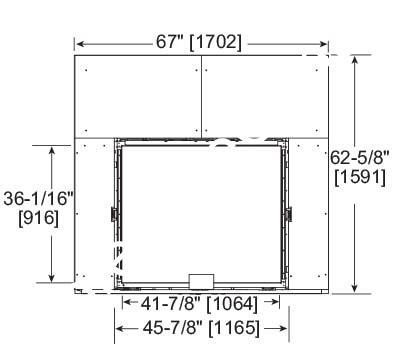 Majestic Marquis II 36" | Top Direct Vent Gas Fireplace - Impressive Climate Control
