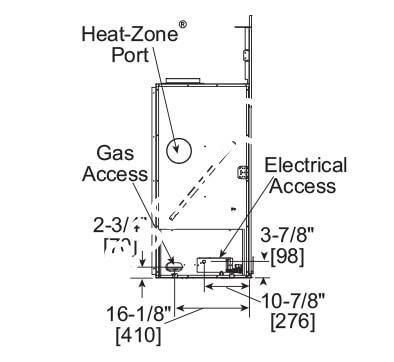 Majestic Marquis II 36" | Top Direct Vent Gas Fireplace - Impressive Climate Control