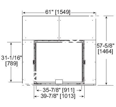 Majestic Marquis II 36" | Top Direct Vent Gas Fireplace - Impressive Climate Control