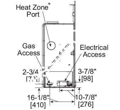 Majestic Marquis II 36" | Top Direct Vent Gas Fireplace - Impressive Climate Control