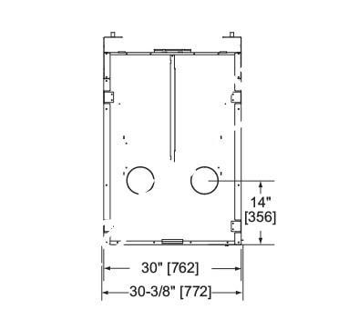 Majestic Marquis II See - Thru 42 | Multi - Sided Gas Fireplace - Impressive Climate Control