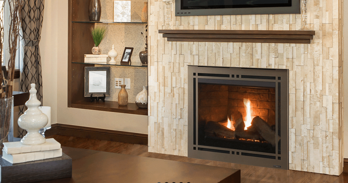 Majestic Meridian 36 | Top/Rear Direct Vent Gas Fireplace - Impressive Climate Control