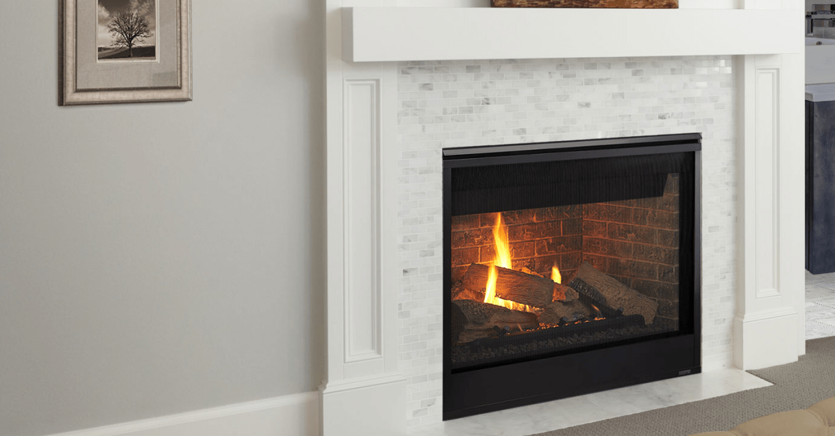 Majestic Meridian 36 | Top/Rear Direct Vent Gas Fireplace - Impressive Climate Control