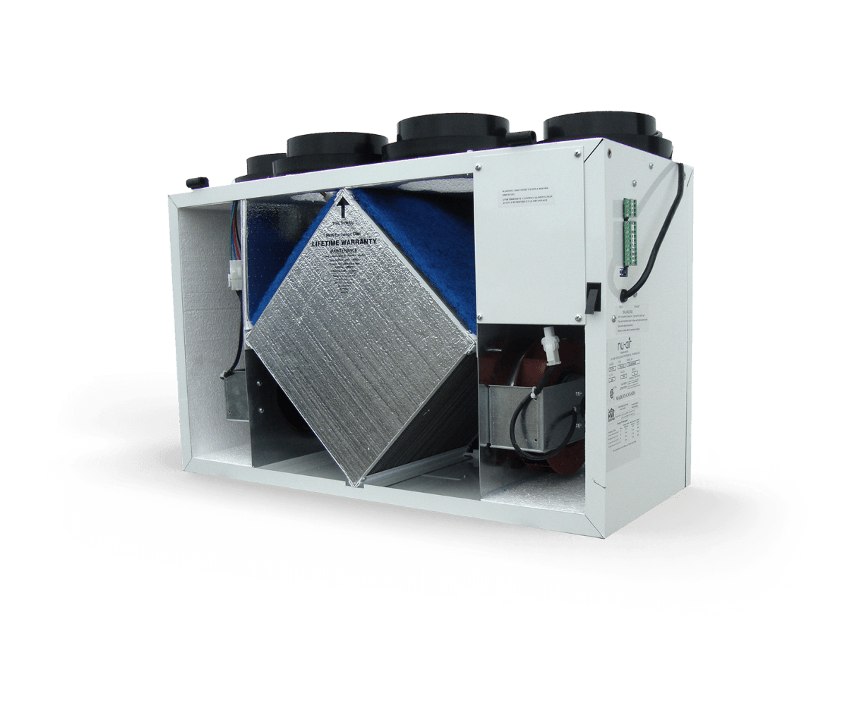 NU - AIR ES160 Heat Recovery Ventilator (HRV) - Impressive Climate Control