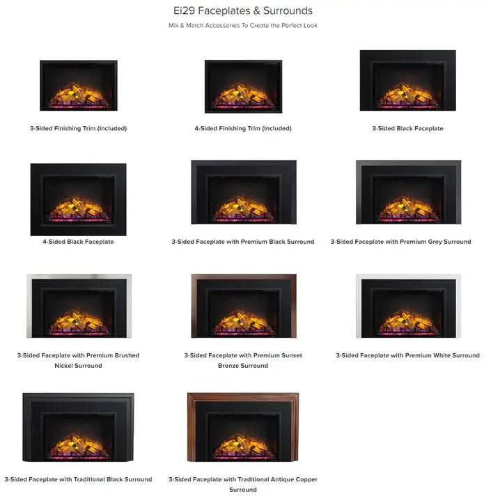 Regency Atmosphere EI29 Electric Insert Fireplace - Impressive Climate Control