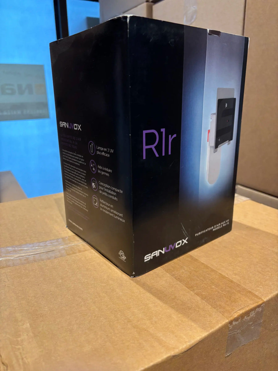 Sanuvox R1r In - Duct Compact UV Air Purifier - Impressive Climate Control