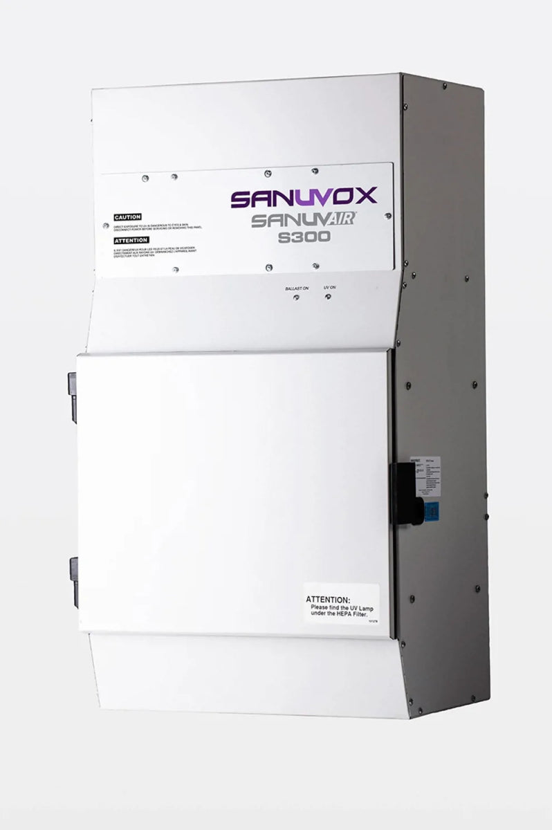 SANUVOX SANUVAIR S300 RESIDENTIAL UV AIR PURIFIER - Impressive Climate Control