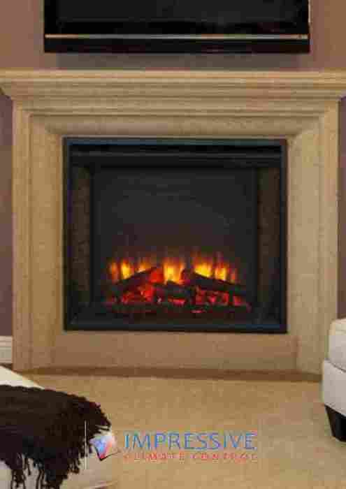 Simplifire Electric Built - In Fireplace 30" - Impressive Climate Control