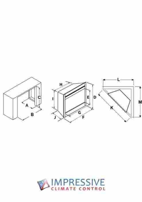 Simplifire Electric Built - In Fireplace 30" - Impressive Climate Control