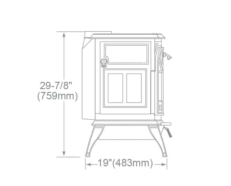 Vermont Castings Defiant Wood Stove - Impressive Climate Control