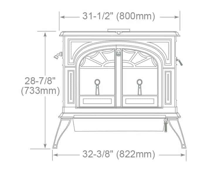 Vermont Castings Defiant Wood Stove - Impressive Climate Control