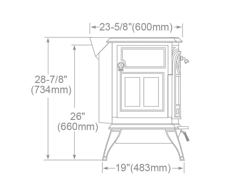 Vermont Castings Defiant Wood Stove - Impressive Climate Control