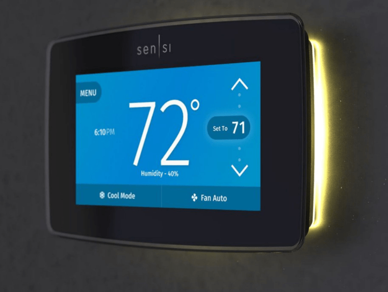 White - Rodgers 1F95U - 42WFB Sensi Touch WiFi Smart Thermostat - Impressive Climate Control