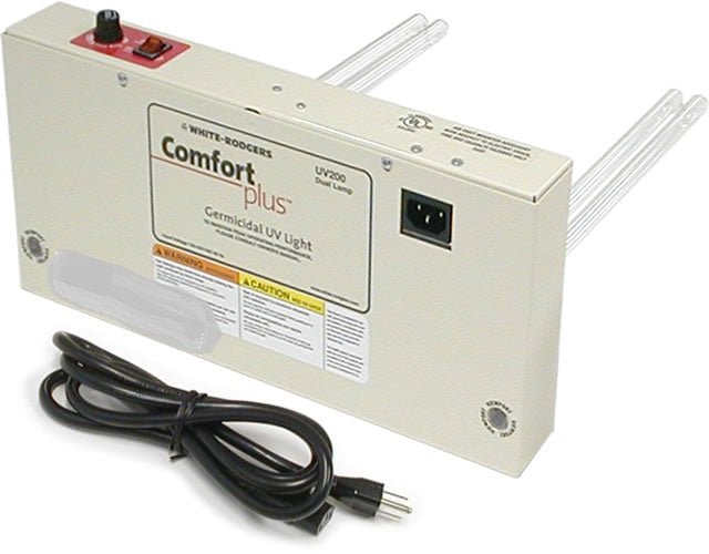 White - Rodgers UV200 UV Air Cleaner – Dual Lamp - Impressive Climate Control