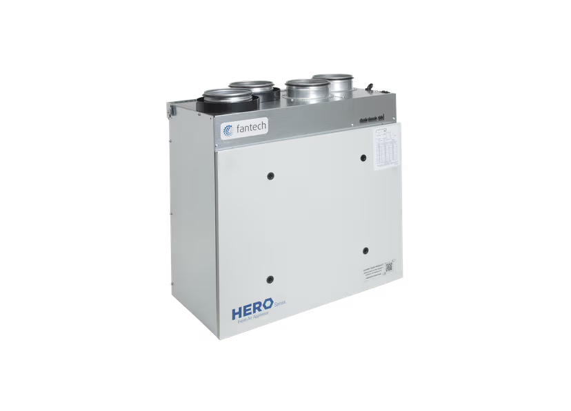 Fantech HERO120E-EC ERV - 120 CFM - Impressive Climate Control
