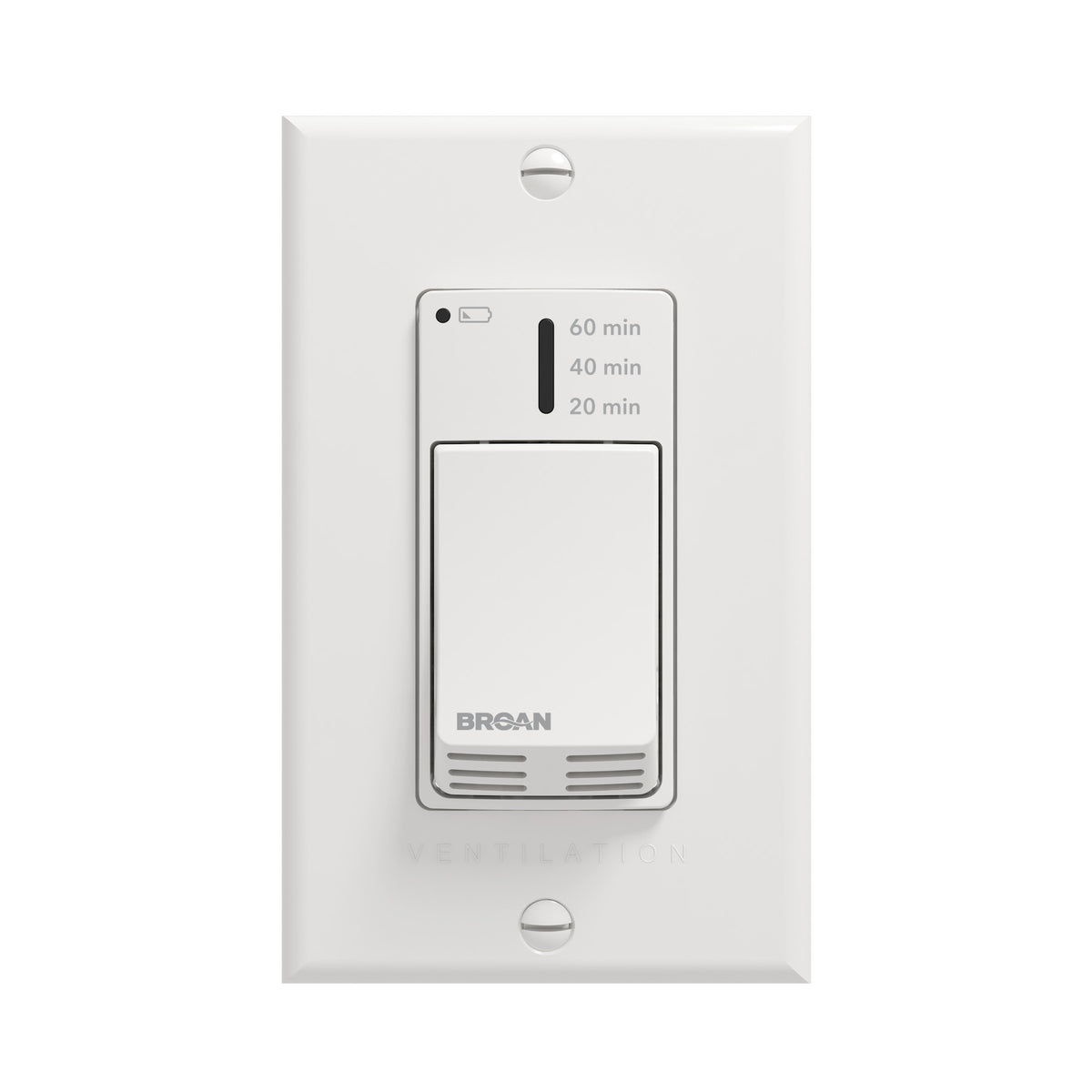 Broan-NuTone® VBATHBTW 20-40-60 Min Bluetooth Boost Override Wall Control