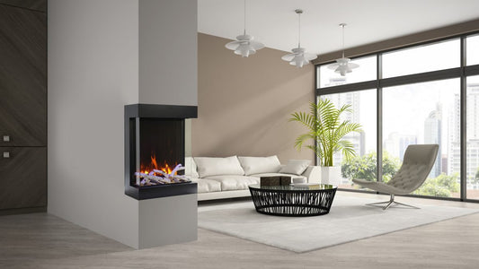 Amantii 2939 - TRU - VIEW - XL Electric Fireplace - Impressive Climate Control