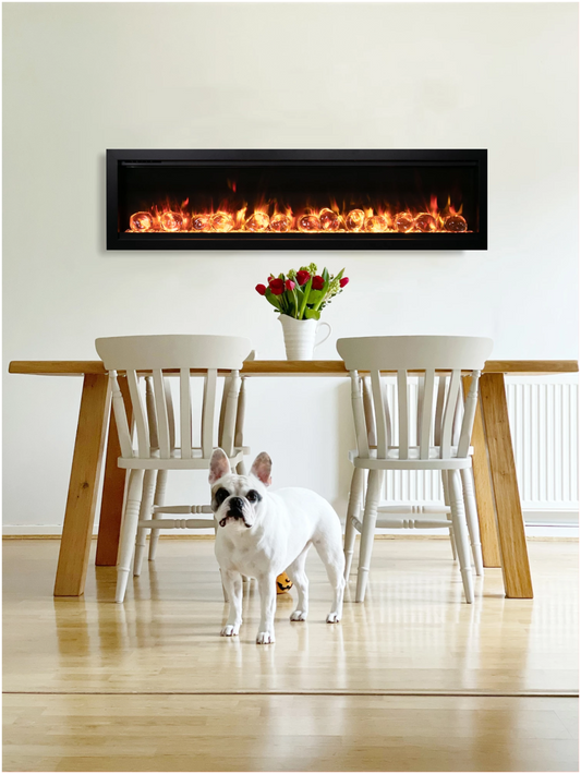 Amantii 33″ - TRD - Smart - Traditional Series Electric Fireplace - Impressive Climate Control