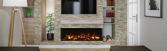 Amantii 50 - TRU - VIEW - XL – 3 Sided Electric Fireplace - Impressive Climate Control