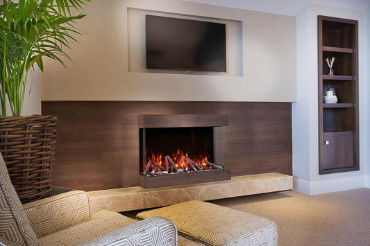 Amantii 50 - TRV - XT - XL – 3 Sided Electric Fireplace - Impressive Climate Control