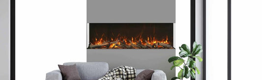 Amantii 72 - TRV - XT - XL – 3 Sided Electric Fireplace - Impressive Climate Control