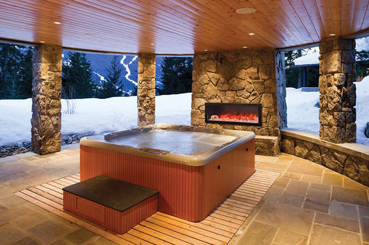 Amantii BI - 40 - SLIM Electric Fireplace - Impressive Climate Control