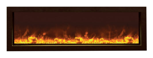 Amantii BI - 50 - SLIM Electric Fireplace - Impressive Climate Control