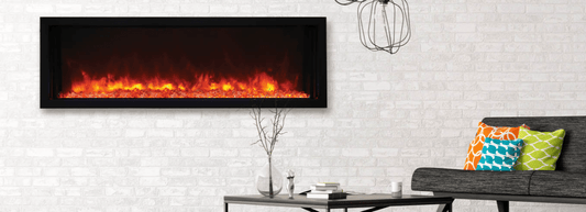 Amantii BI - 50 - XTRASLIM Electric Fireplace - Impressive Climate Control