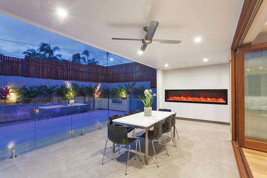 Amantii BI - 88 - DEEP Electric Fireplace - Impressive Climate Control