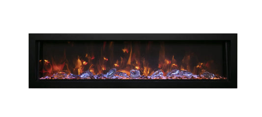 Amantii Panorama BI Deep Smart Electric Fireplace - Impressive Climate Control