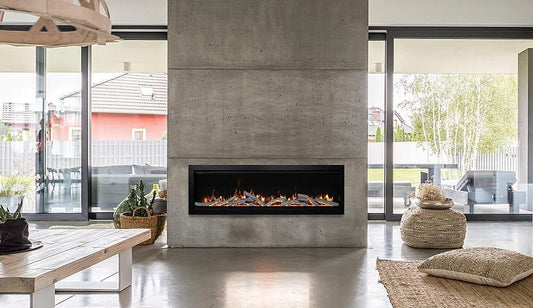 Amantii Symmetry 42 Smart Electric Fireplace - Impressive Climate Control
