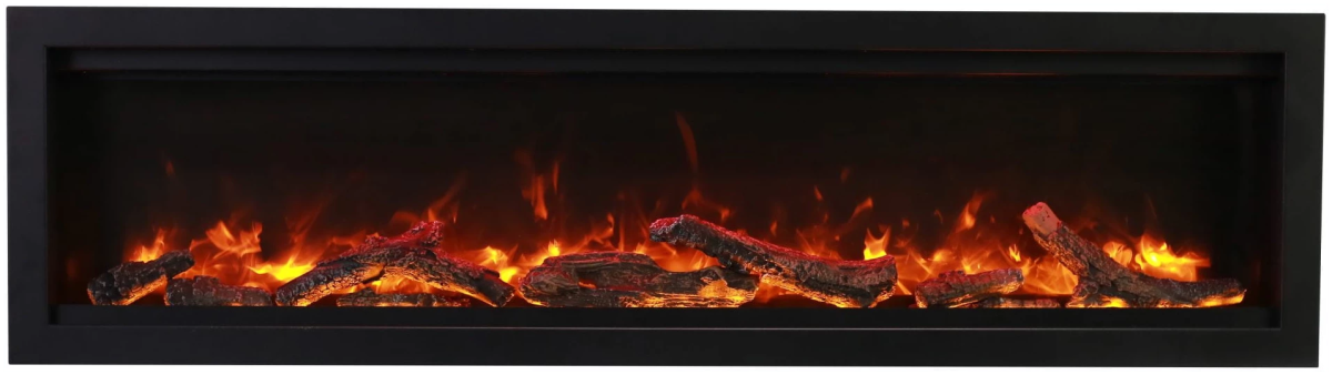 Amantii Symmetry Bespoke Electric Fireplace - Impressive Climate Control