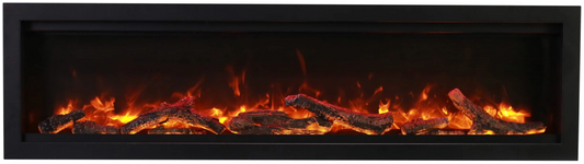 Amantii Symmetry Bespoke Electric Fireplace - Impressive Climate Control