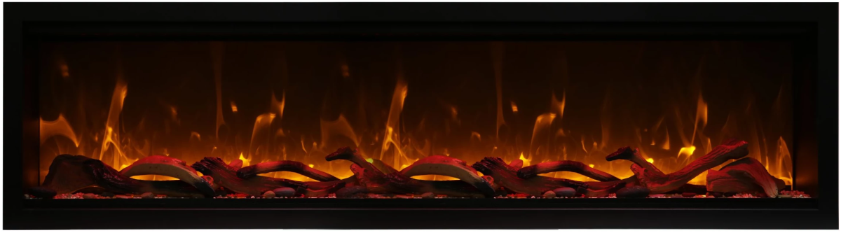 Amantii Symmetry Bespoke Xtra Tall Electric Fireplace - Impressive Climate Control